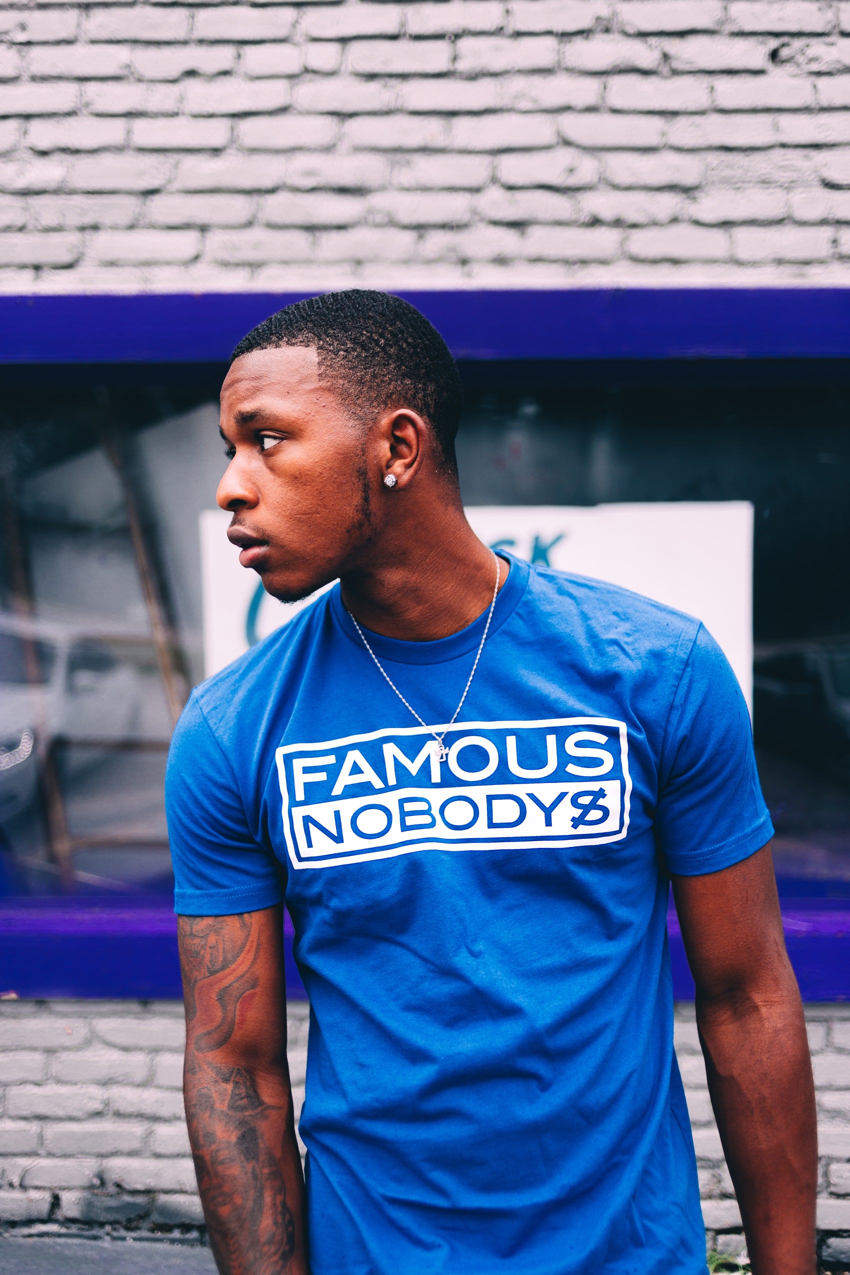 STATEMENT TEE (ROYAL)