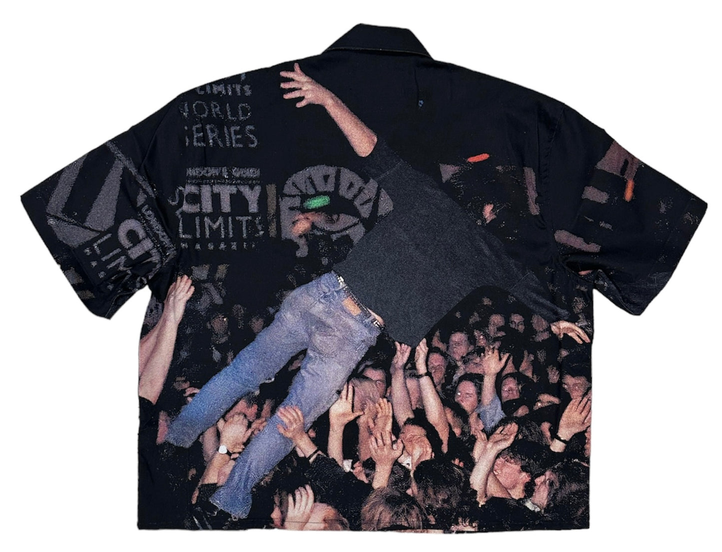 NOBODY ROCKS BUTTON DOWN