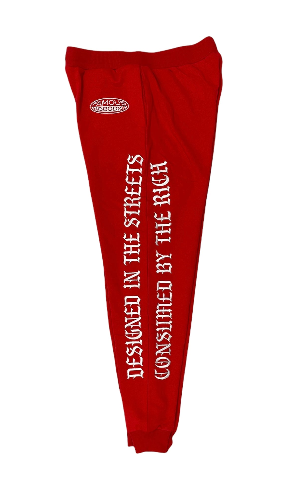 CONSUMED BY THE RICH JOGGERS (BLOOD ORANGE)