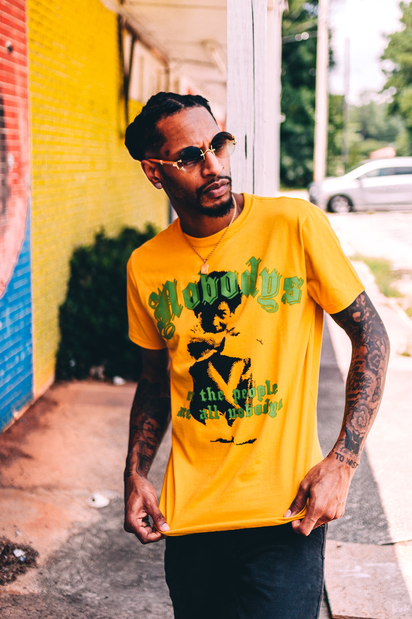 CHILD OF THE GHETTO TEE (HONEY)