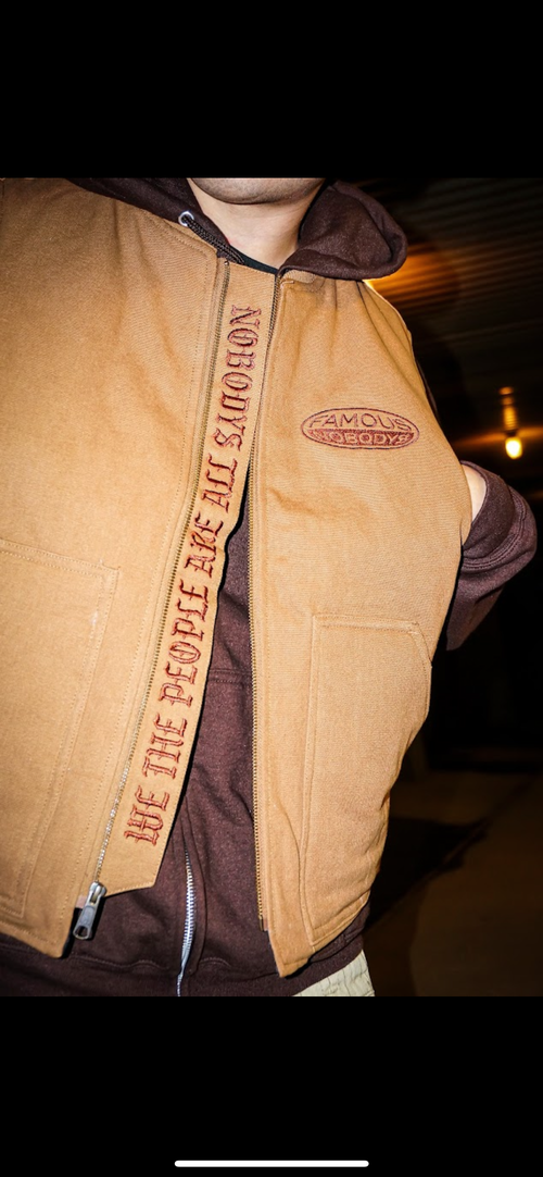 NOBODYS DUCK VEST (BROWN)