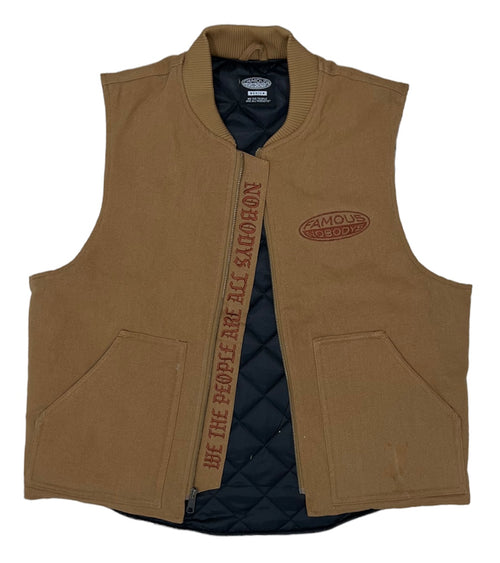 NOBODYS DUCK VEST (BROWN)