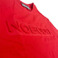 EMBOSSED NOBODYS TEE (RED)