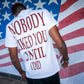 NOBODY LIKED YOU UNTIL I DID (BLANCO)